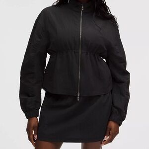 Lululemon Crinkle Cinchable Jacket, Black , Size XL - NWT